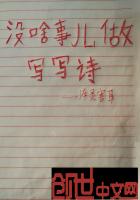 没啥事儿做写写诗最新章节